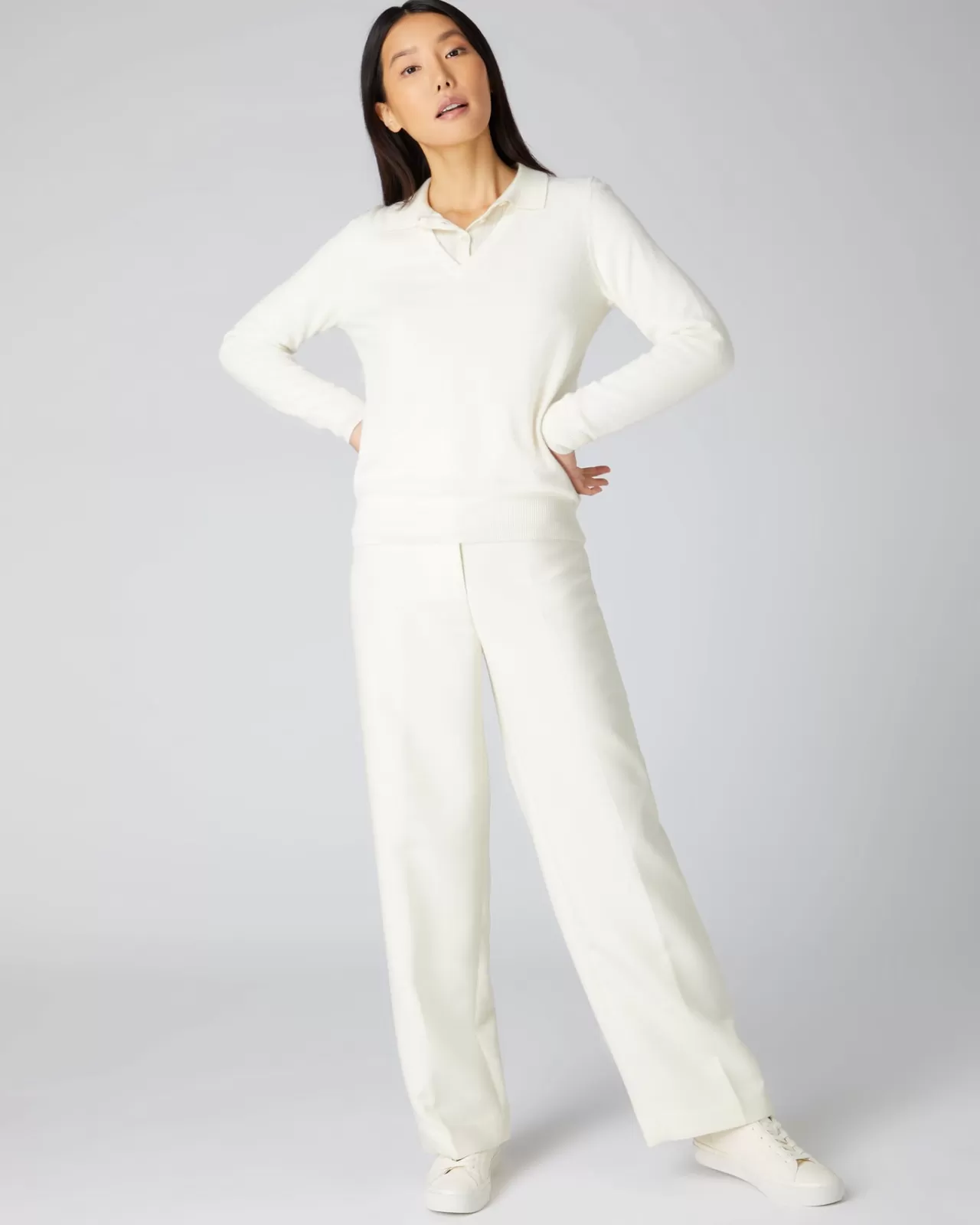 Women N.Peal V Necks | Women'S V Neck Cashmere Jumper