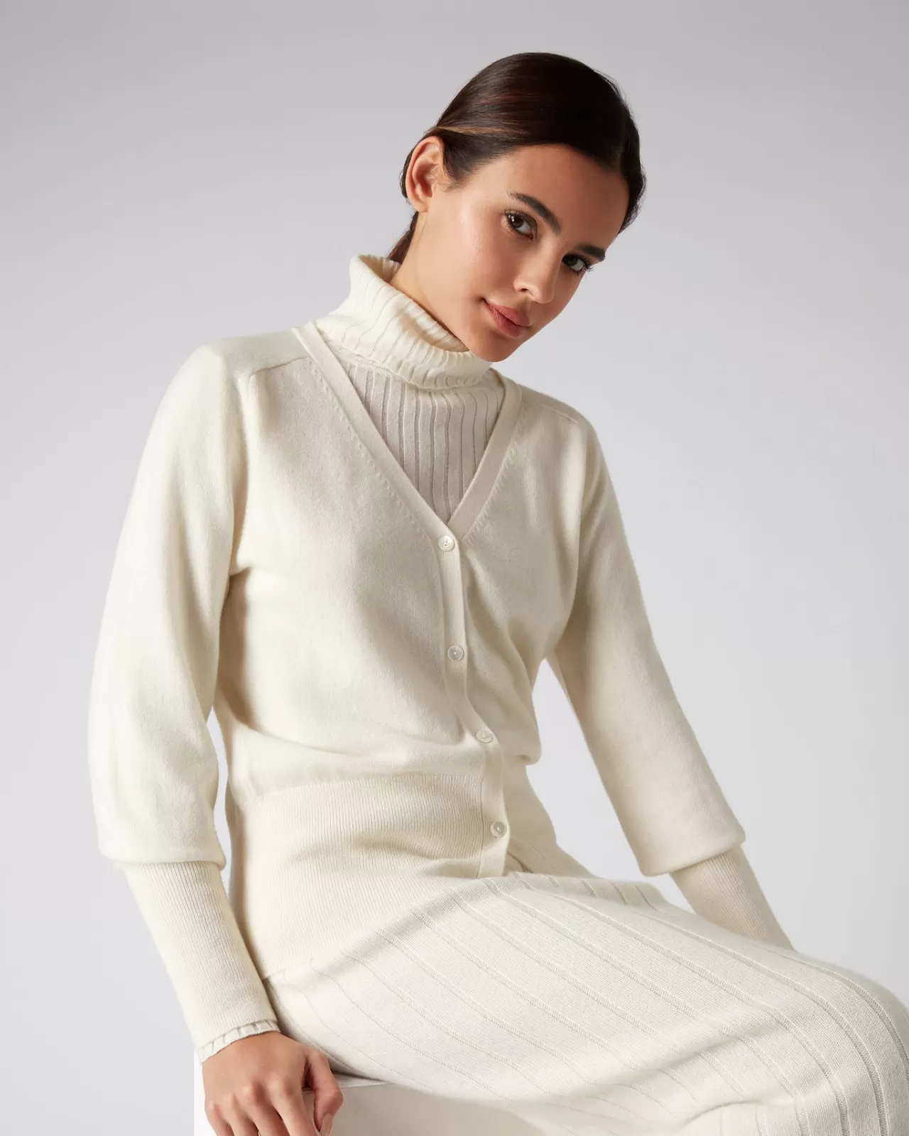 Women N.Peal Cardigans | Women'S V Necked Cashmere Cardigan