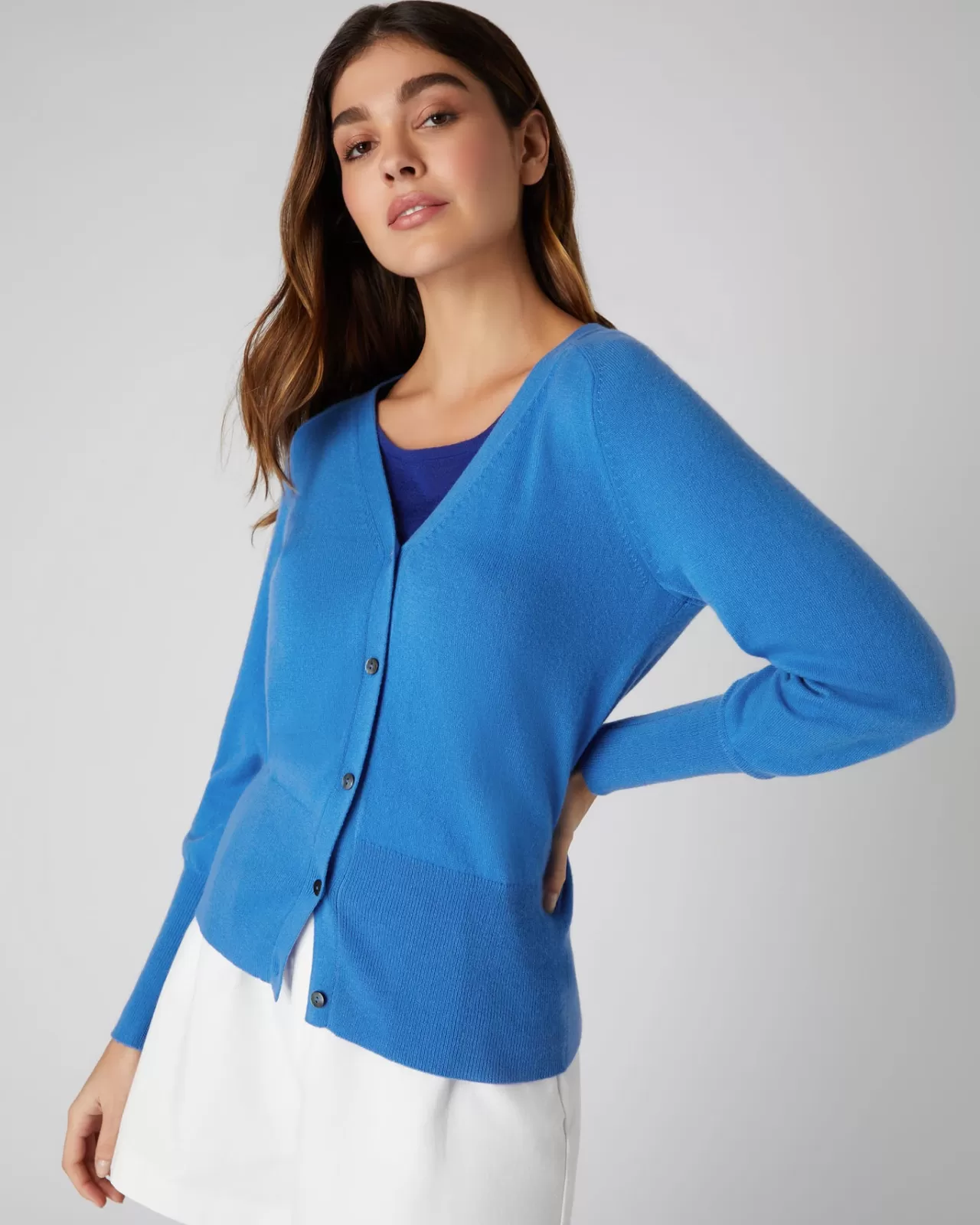 Women N.Peal Cardigans | Women'S V Necked Cashmere Cardigan