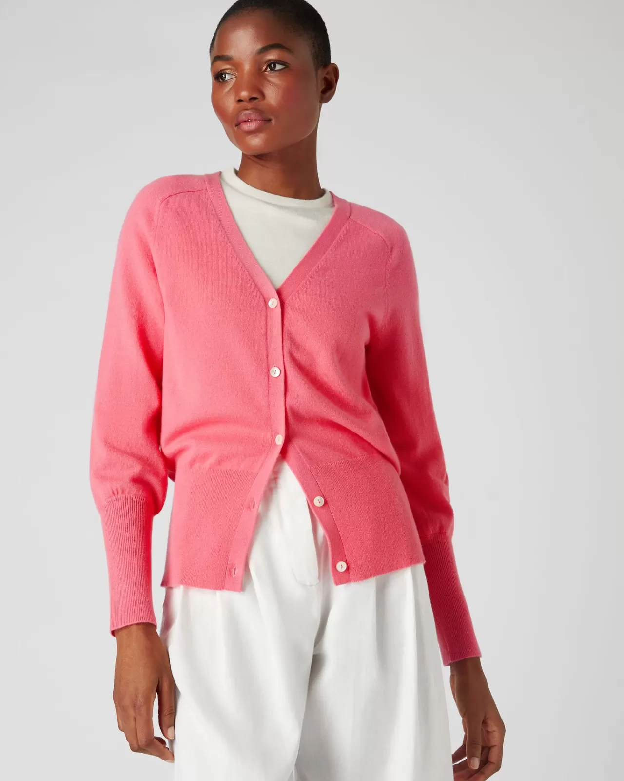 Women N.Peal Cardigans | Women'S V Necked Cashmere Cardigan