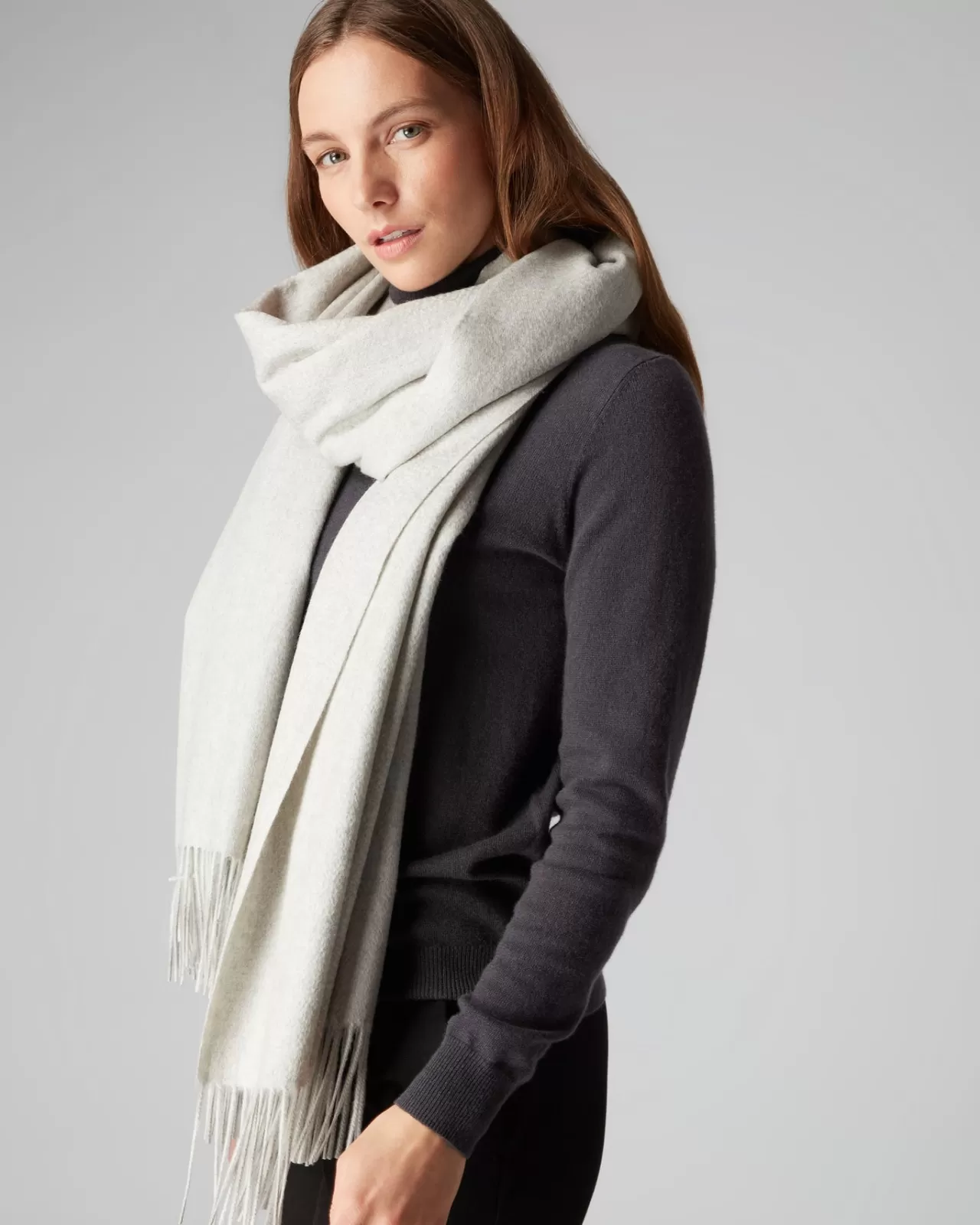 Women N.Peal Pashminas, Wraps & Shawls | Women'S Woven Cashmere Shawl