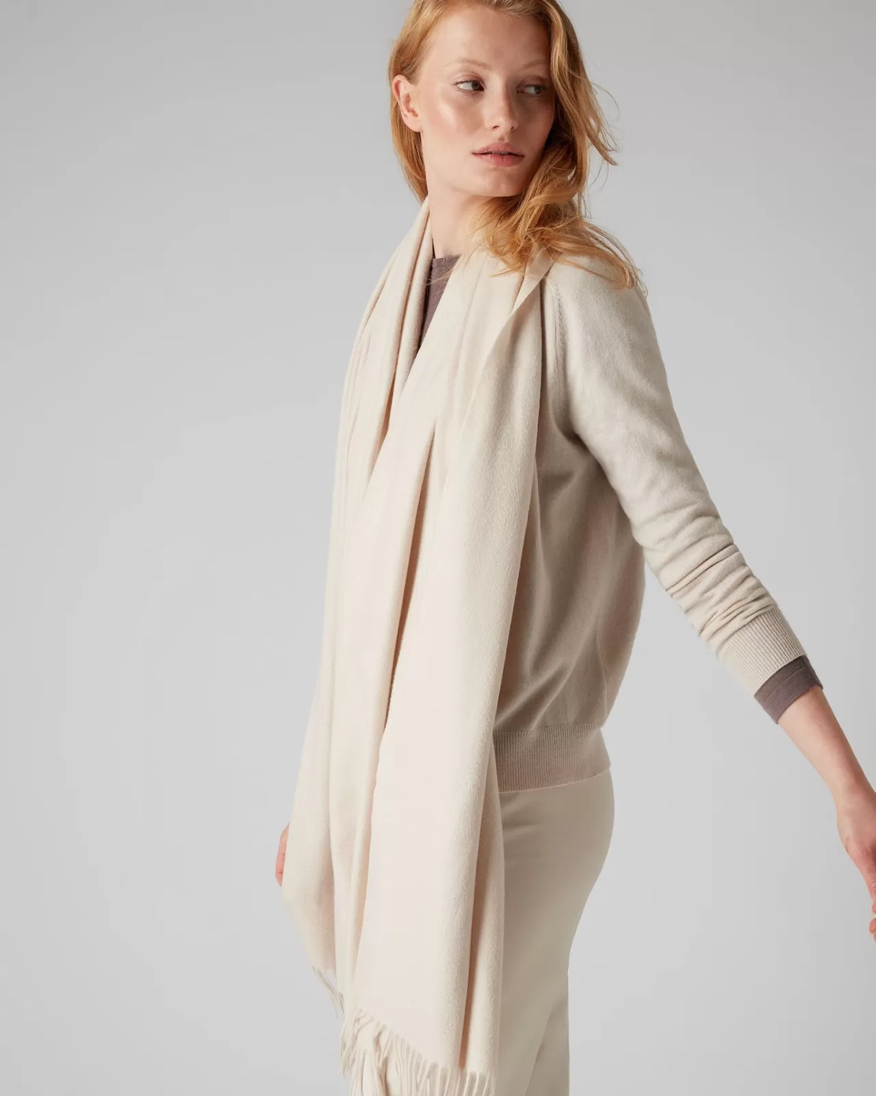 Women N.Peal Pashminas, Wraps & Shawls | Women'S Woven Cashmere Shawl