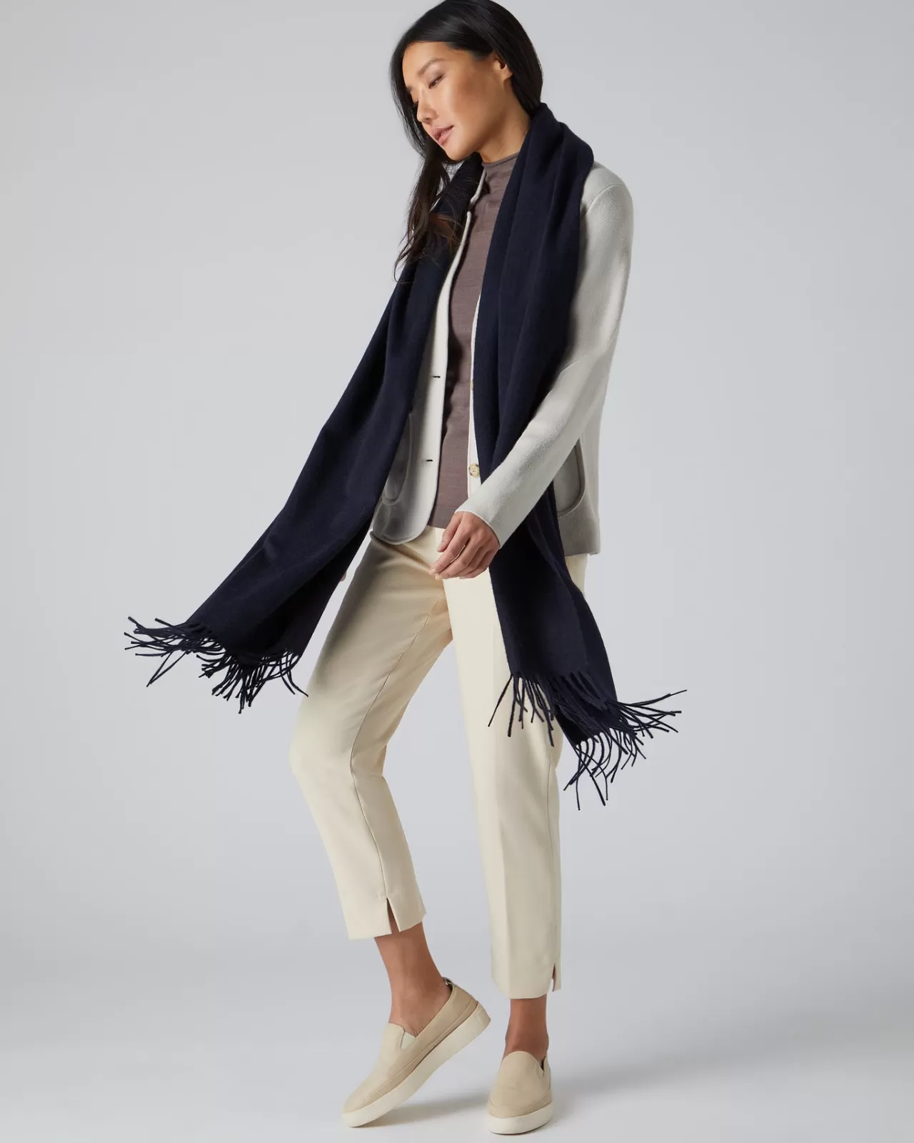 Women N.Peal Pashminas, Wraps & Shawls | Women'S Woven Cashmere Shawl