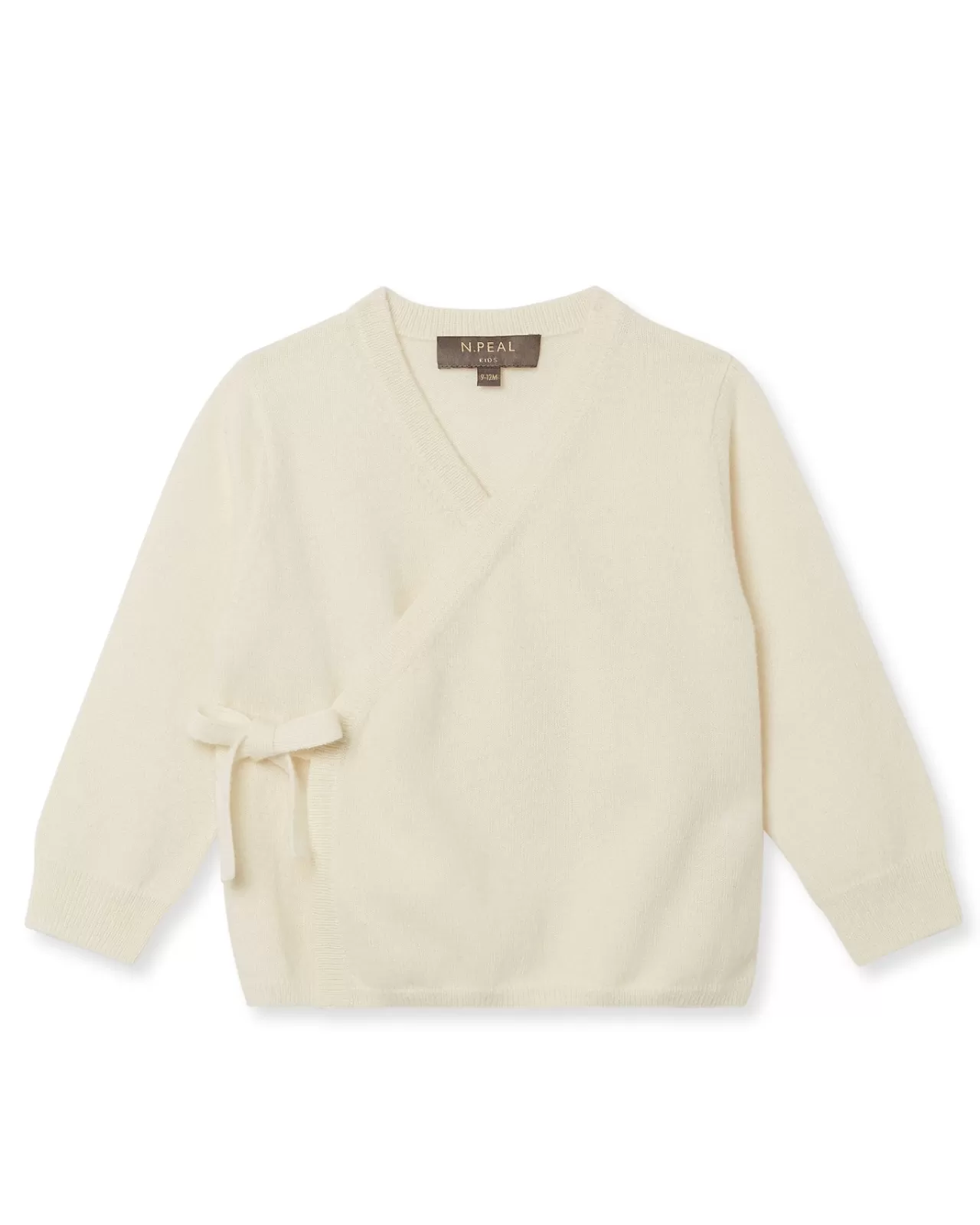 Children N.Peal Baby | Wrap Cashmere Cardigan