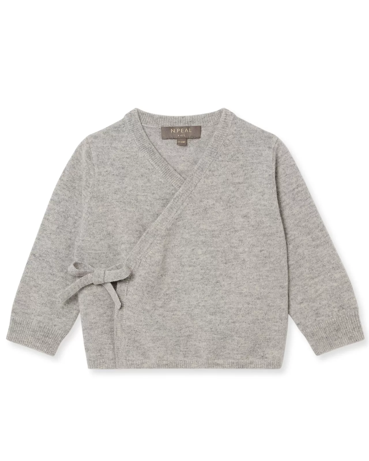 Children N.Peal Baby | Wrap Cashmere Cardigan